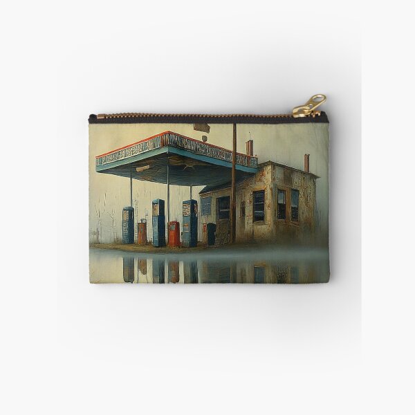 Item preview, Eerie Abandoned Gas Station	 designed and sold by daxbichan.