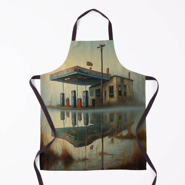 Item preview, Eerie Abandoned Gas Station designed and sold by daxbichan.