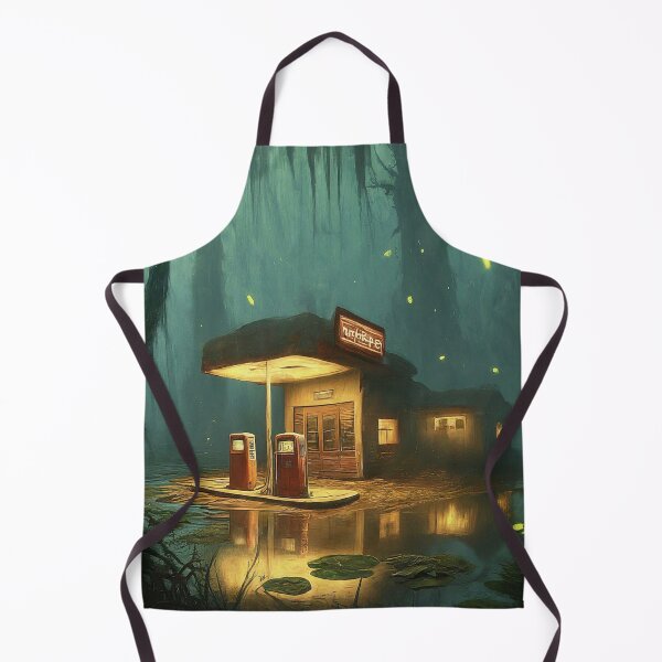 Item preview, Mystical Gas Station in Forest designed and sold by daxbichan.