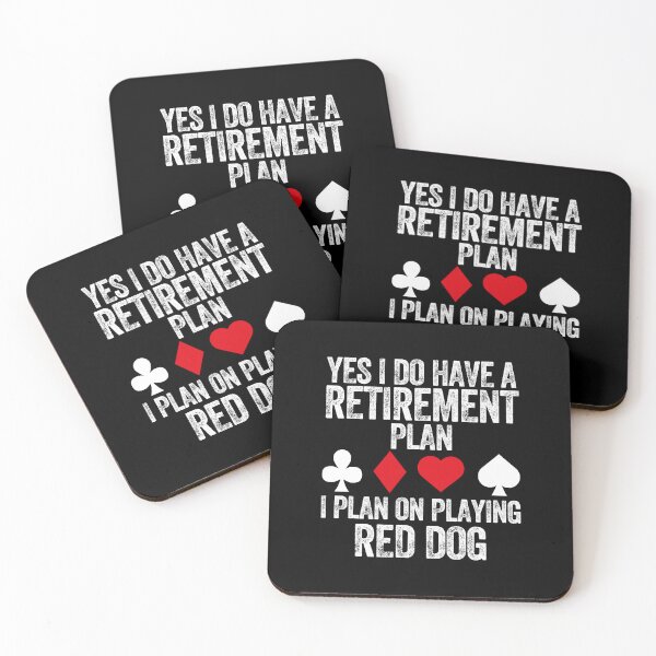 Item preview, Retirement Plan Red Dog Poker Lover Casino Gambling Cards Vegas designed and sold by w1ckerman.