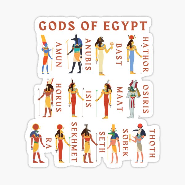 Artikel-Vorschau von Götter der ägyptischen Mythologie 13 Götter Ägyptens, designt und verkauft von Lady-Frost.
