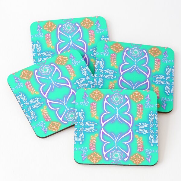 Item preview, Neon Butterfly Flowers designed and sold by AbeeRedB.