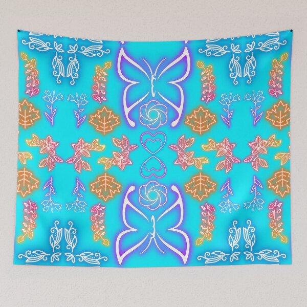 Item preview, Neon Butterfly Flowers designed and sold by AbeeRedB.
