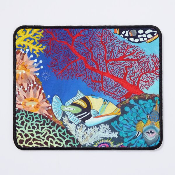 Item preview, Les Balistes, tropical fish designed and sold by GabiVitryArt.