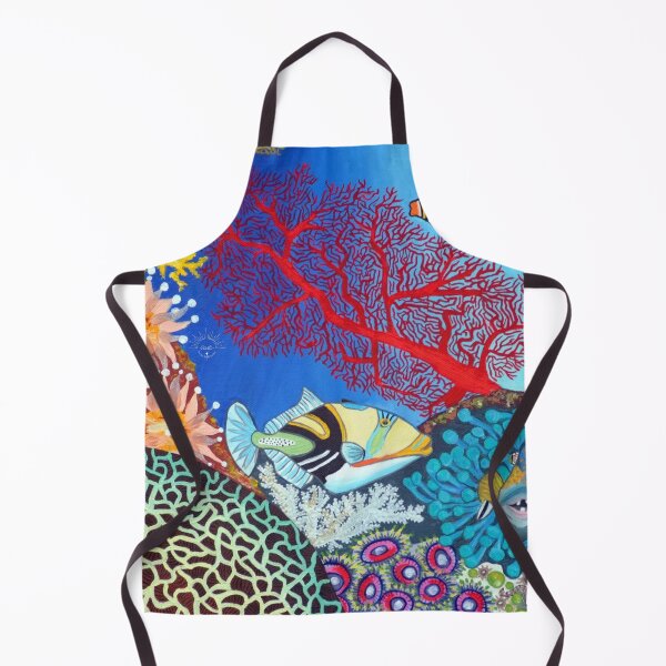 Aperçu de l'œuvre Art original, les balistes, poissons tropicaux créée et vendue par GabiVitryArt.