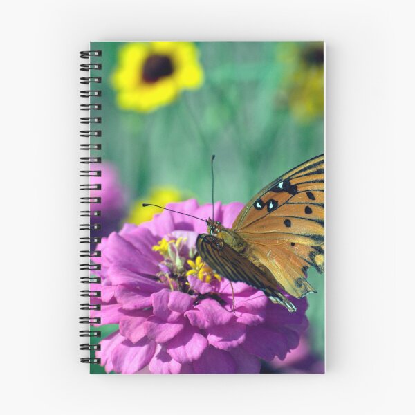 Item preview, Gulf Fritilarry Butterfly and Zinnia designed and sold by MercerImages.