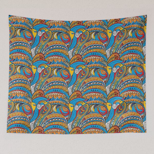 Item preview, Vibrant Tinga Tinga Inspired Design designed and sold by MyDearWorld.