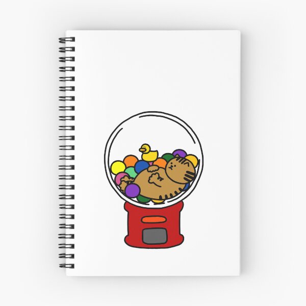 Item preview, a Cat and a Duck in the candy machine designed and sold by superbaechoo.