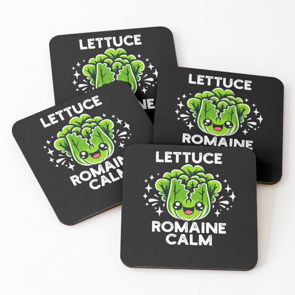 Item preview, Lettuce Romaine Calm Funny Vegetable Veggie Vegetarians designed and sold by Dressed For  Duty.