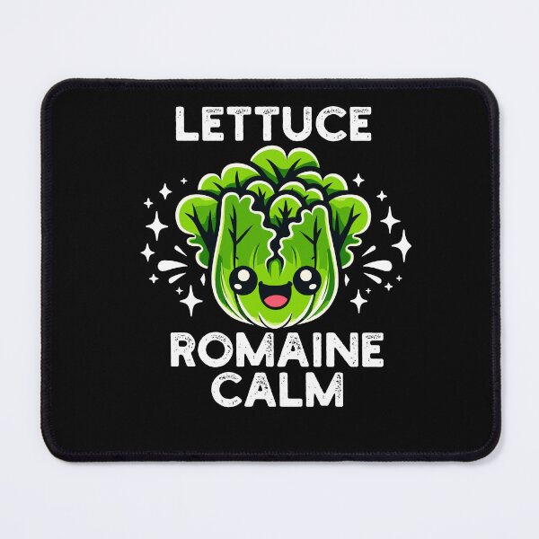 Item preview, Lettuce Romaine Calm Funny Vegetable Veggie Vegetarians designed and sold by Dressed For  Duty.