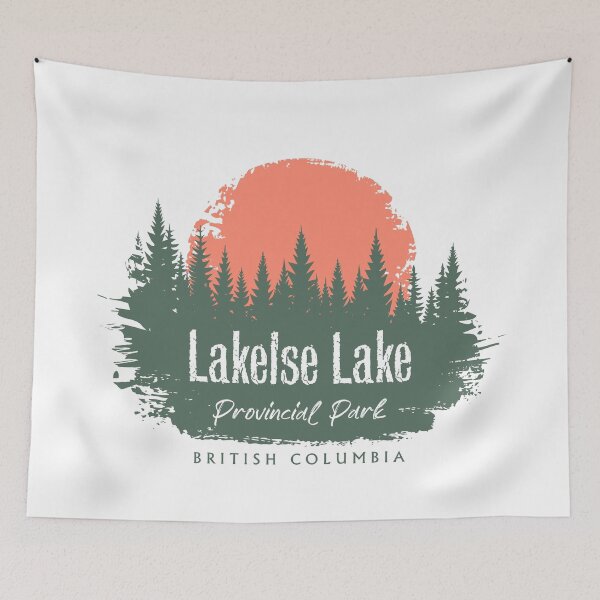 Item preview, Lakelse Lake Provincial Park British Columbia Forest And Sunset designed and sold by bivenart.