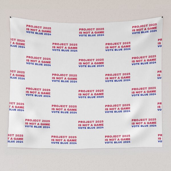Item preview, Project 2025 is Not A Game Vote Blue 2024 Biden Backer designed and sold by gillys.