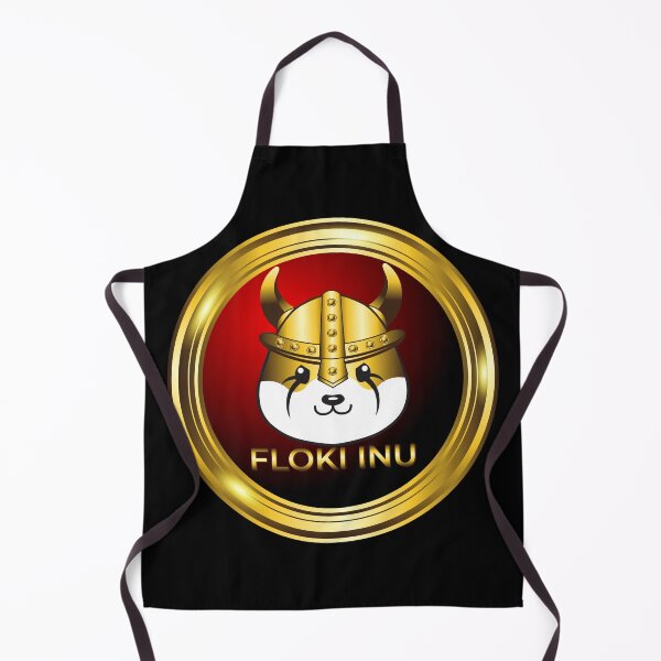 Item preview, luxury gold floki inu cryptocurrency symbol designed and sold by ZieProject.
