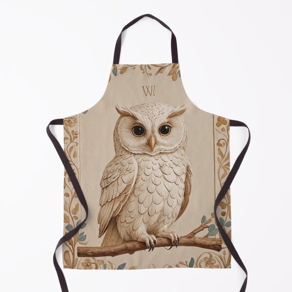 Item preview, Nocturnal Elegance: Cream-Colored Owl designed and sold by Lizetteh.