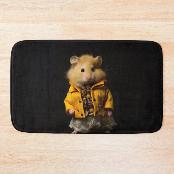 Item preview, Fashionable Hamster in Yellow Jacket designed and sold by Sillytoe.