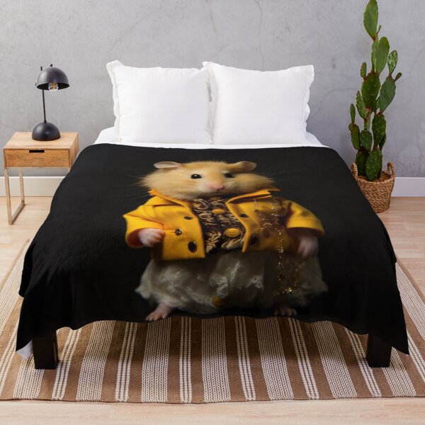 Item preview, Fashionable Hamster in Yellow Jacket designed and sold by Sillytoe.