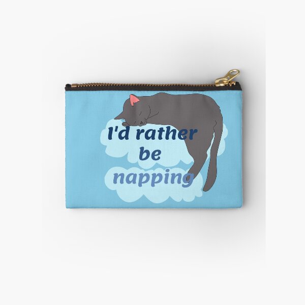 Item preview, I'd Rather Be Napping Cat on Clouds  designed and sold by JaygiesDesign.