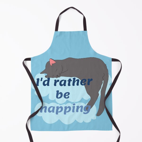 Item preview, I'd Rather Be Napping Cat on Clouds designed and sold by JaygiesDesign.