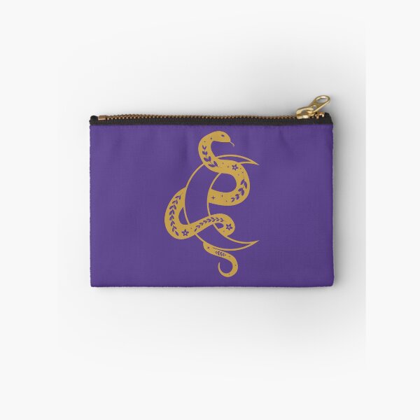 Item preview, Wriggling yellow snake and crescent moon designed and sold by AnnArtshock.