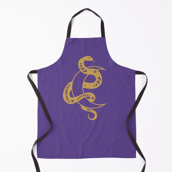 Item preview, Wriggling yellow snake and crescent moon designed and sold by AnnArtshock.