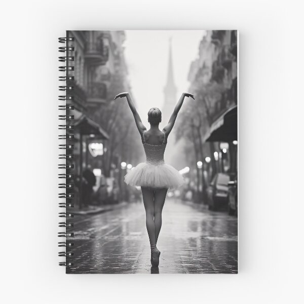 Aperçu de l'œuvre Ballerine en tutu danse dans les rues d’une ville créée et vendue par MillyMae-Design.