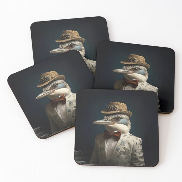 Item preview, Dapper Kookaburra in Elegant Attire designed and sold by Sillytoe.