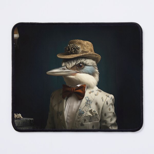 Item preview, Dapper Kookaburra in Elegant Attire designed and sold by Sillytoe.