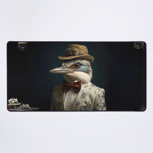 Item preview, Dapper Kookaburra in Elegant Attire designed and sold by Sillytoe.