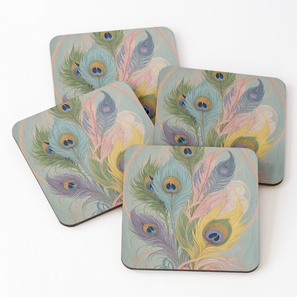 Item preview, Pastel Splendor: Peacock Feathers designed and sold by Lizetteh.