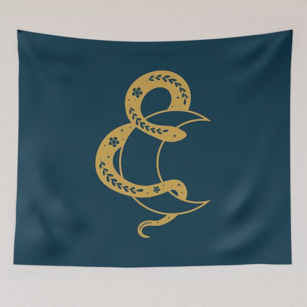 Item preview, Snake twisting around moon designed and sold by AnnArtshock.
