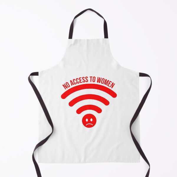 Item preview, No Access to Women: Red Wi-Fi Icon t-shirt designed and sold by GorinART.