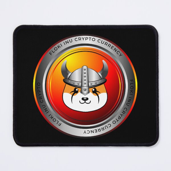 Item preview, silver coin floki inu cryptocurrency logo designed and sold by ZieProject.