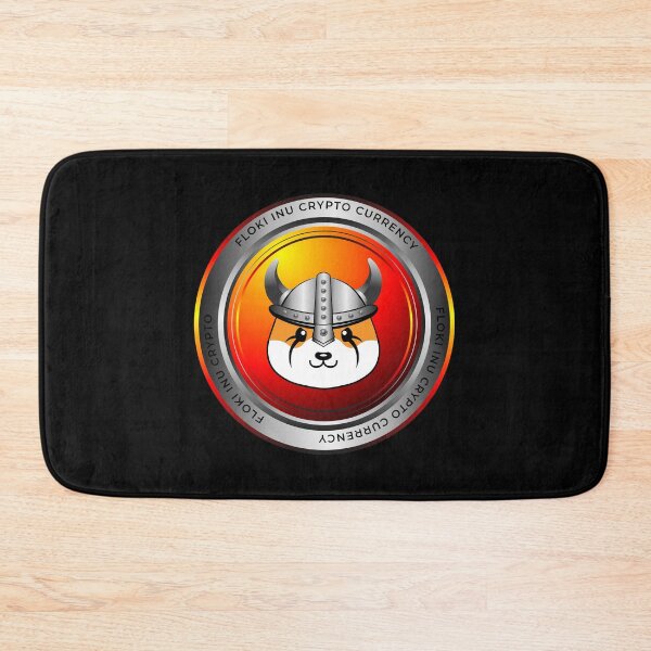 Item preview, silver coin floki inu cryptocurrency logo designed and sold by ZieProject.