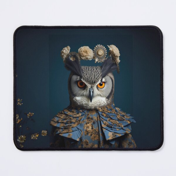Item preview, Regal Owl in Elaborate Attire designed and sold by Sillytoe.