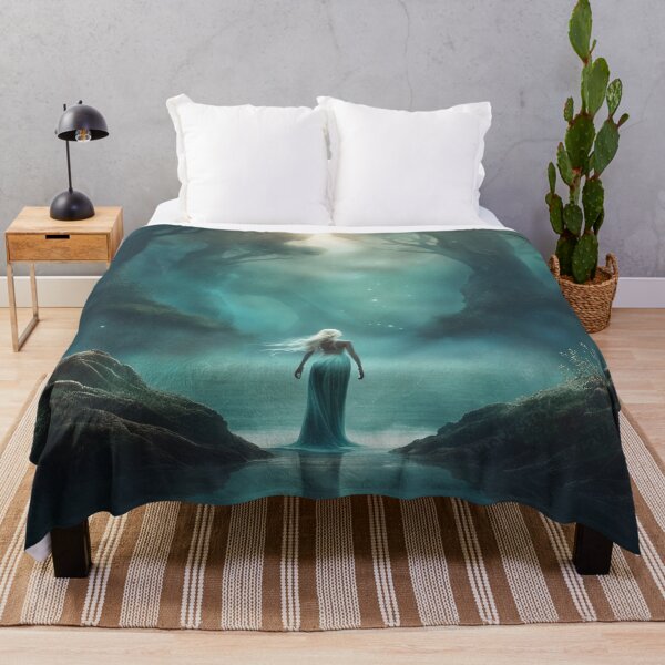 Item preview, The Mystical Lady Walking in the Lake designed and sold by Syrupulse.