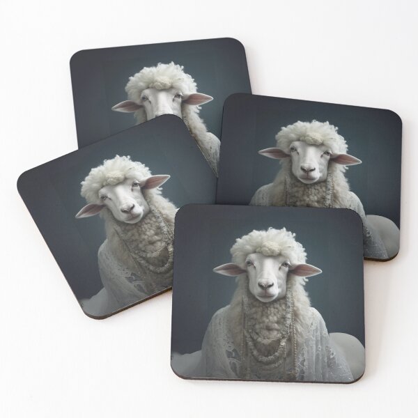 Item preview, Regal Sheep in Intricate Lace designed and sold by Sillytoe.