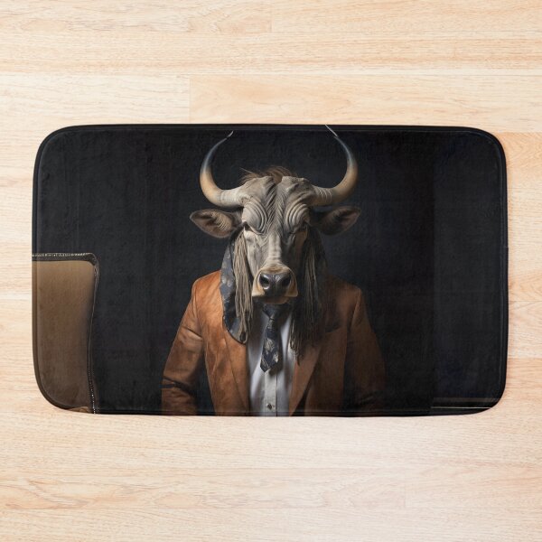 Item preview, Dapper Wildebeest in Suave Attire designed and sold by Sillytoe.