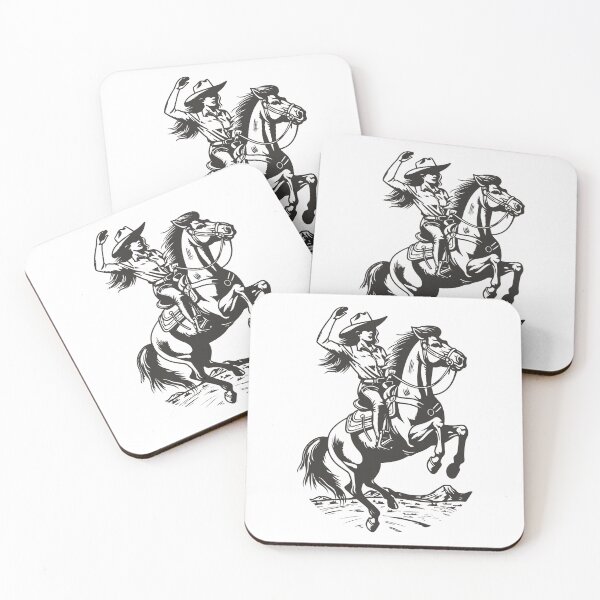 Item preview, Cowgirl Horseback Western Cowboy designed and sold by Wild-Co.