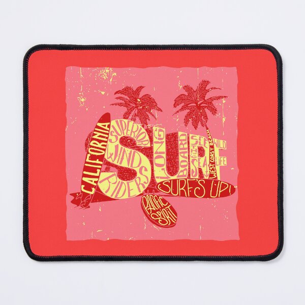 Item preview, California Surf Block Lettering designed and sold by Corinne Alexa Jackson.