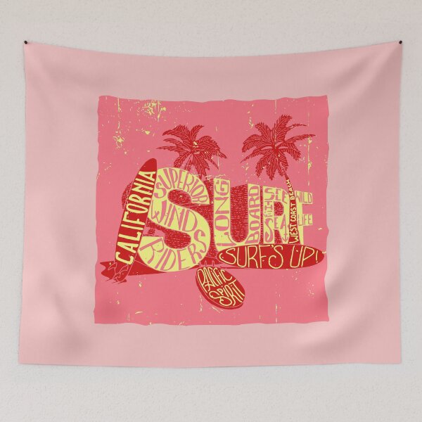Item preview, California Surf Block Lettering designed and sold by Corinne Alexa Jackson.