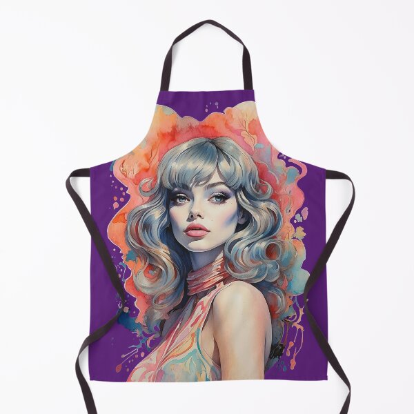 Item preview, Colorful Elegance, Retro-Futuristic Muse designed and sold by SportyAndArtful.