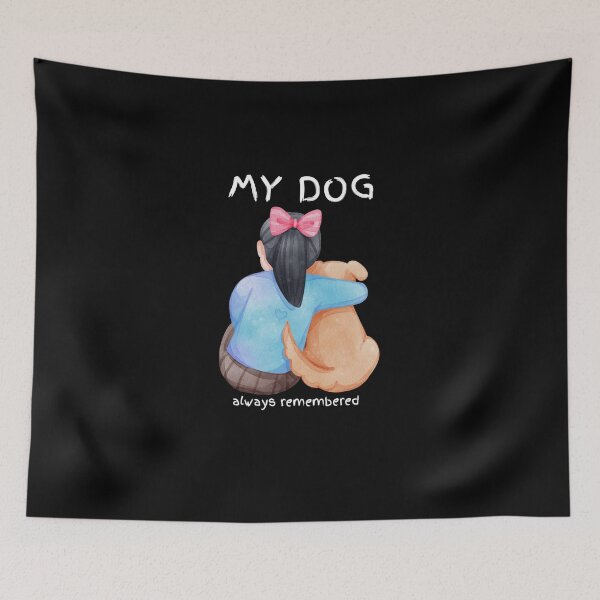 Item preview, "My Dog Always Remembered" Pet Remembrance Day T-Shirt for Kids, Women, Girls, Men designed and sold by AI-volution.