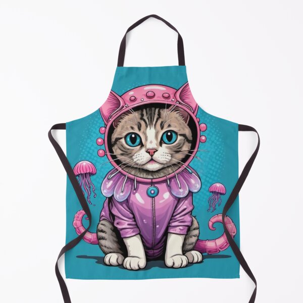 Item preview, Adorable jellyfish cat-Edited AI generated art designed and sold by Frostp.