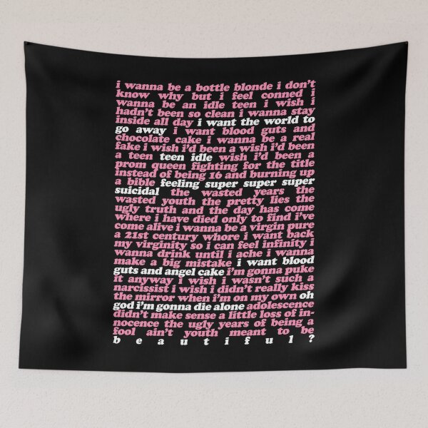 Item preview, 353 Teen Idle Lyrics	 designed and sold by aswmhmlc71.