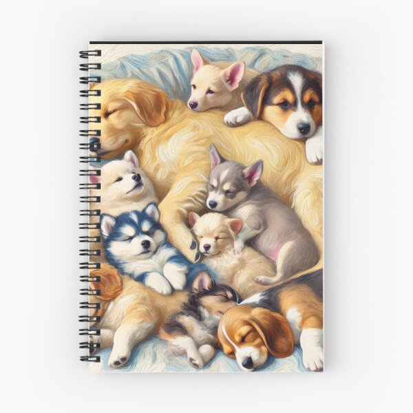 Item preview, Snuggle Squad: Where dreams are shared, and hearts are warmed. Adorable puppies in peaceful slumber, capturing pure puppy love designed and sold by toypoodlemom.