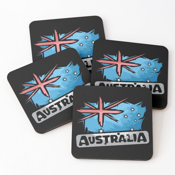 Artikelvorschau, Australien Illustration Flagge Symbol Schild comic entworfen und verkauft von AndreMi.