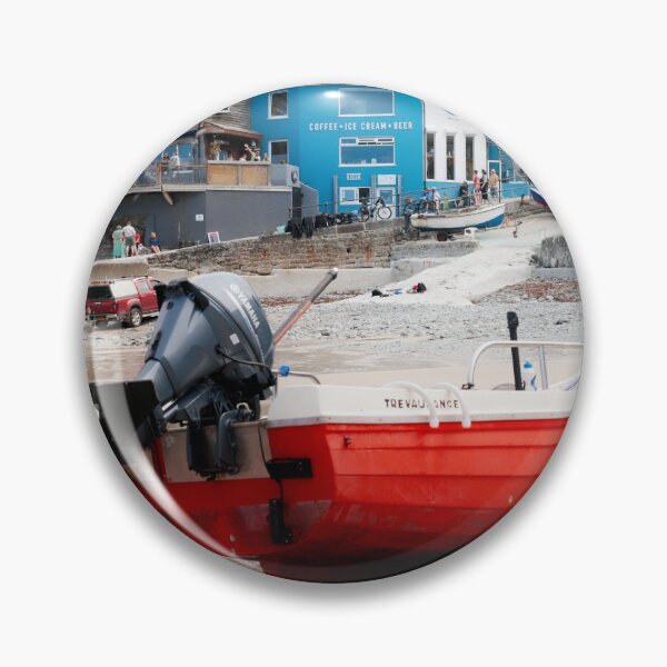 Item preview, Trevaunance Cove Red Boat designed and sold by Terri Waters Photography & Design.