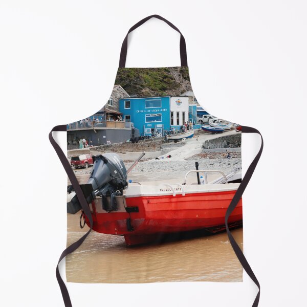 Item preview, Trevaunance Cove Red Boat designed and sold by Terri Waters Photography & Design.
