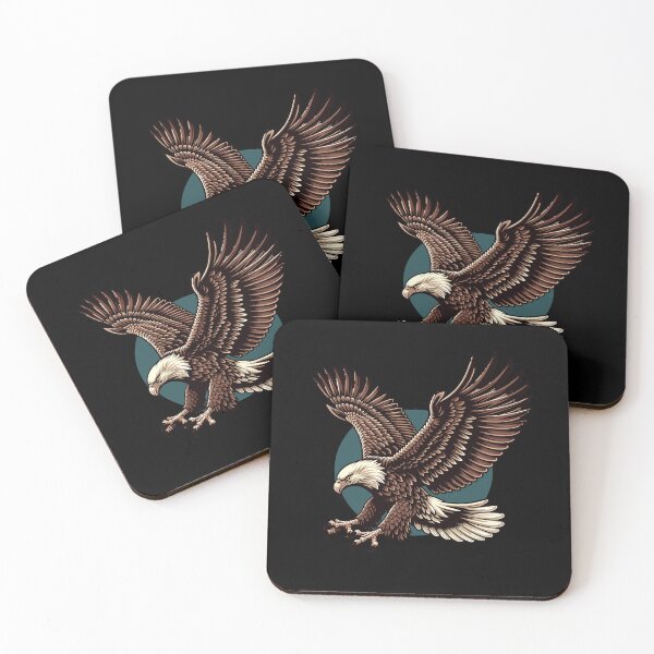 Item preview, American Bald Eagle Swooping Photo Portrait Bird Photograph designed and sold by Dressed For  Duty.