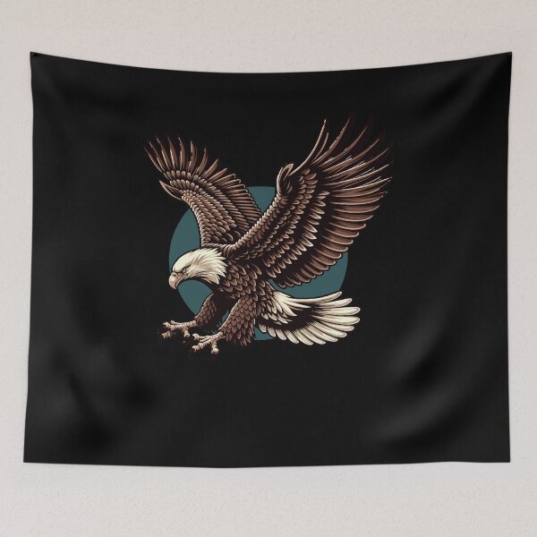 Item preview, American Bald Eagle Swooping Photo Portrait Bird Photograph designed and sold by Dressed For  Duty.